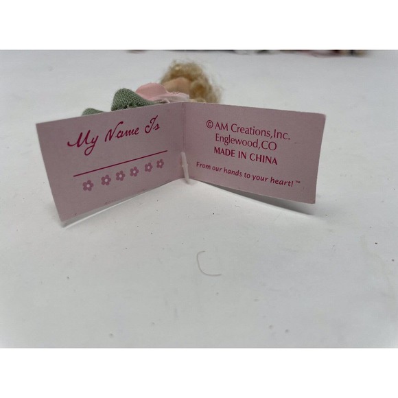 6 Vintage Cameo Kids Collection Mini Jointed Poseable Porcelain Dolls 4” Inches - Picture 5 of 8